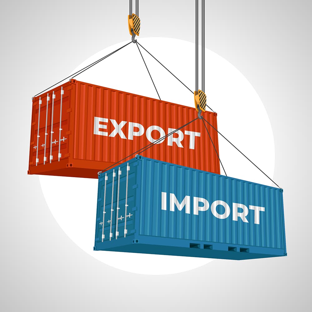 Imports and exports